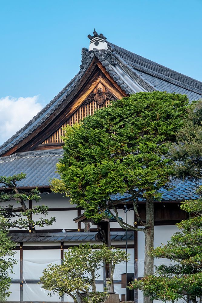 Decorative roof, Ninomaru-goten Palace, Nijo Castle, Kyoto, Japan